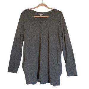 J Jill 100% Cotton Boho Lagenlook Tunic Blouse Top | J Jill Cotton Oversized